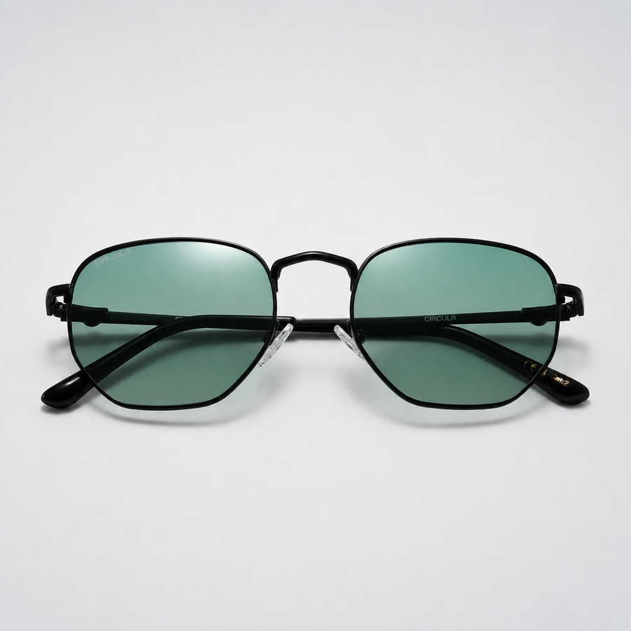 LONDON MATTE BLACK/GREEN
