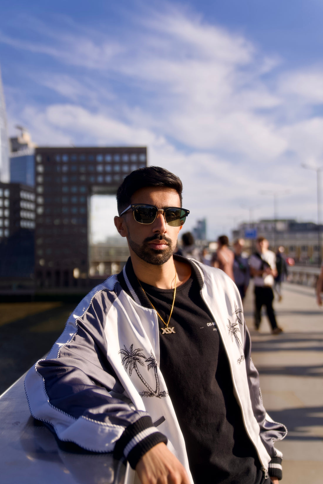 Vikk wearing Circulr sunglasses